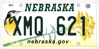 NE license plate XMQ621