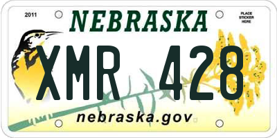 NE license plate XMR428