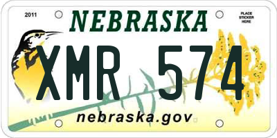 NE license plate XMR574