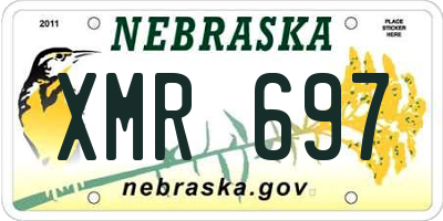 NE license plate XMR697