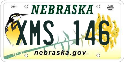 NE license plate XMS146