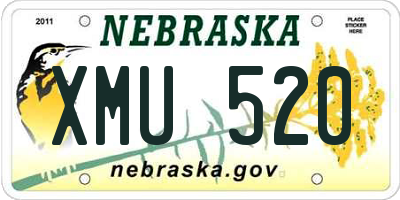 NE license plate XMU520