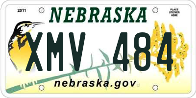 NE license plate XMV484