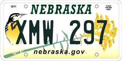 NE license plate XMW297