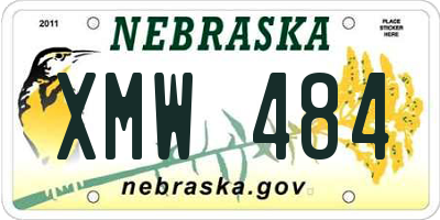 NE license plate XMW484