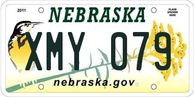 NE license plate XMY079