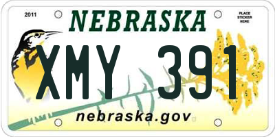 NE license plate XMY391