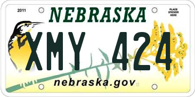 NE license plate XMY424