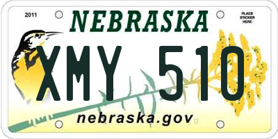 NE license plate XMY510