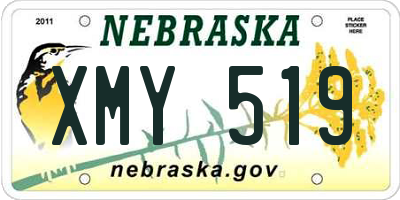 NE license plate XMY519