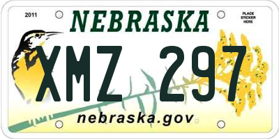 NE license plate XMZ297