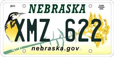 NE license plate XMZ622