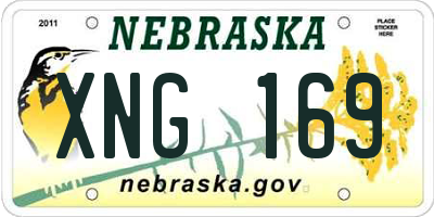 NE license plate XNG169
