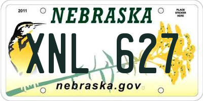 NE license plate XNL627