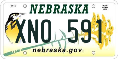 NE license plate XNO591