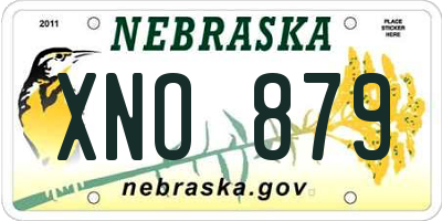 NE license plate XNO879