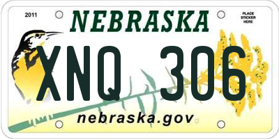 NE license plate XNQ306