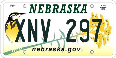 NE license plate XNV297