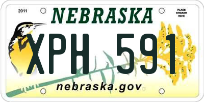 NE license plate XPH591