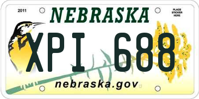 NE license plate XPI688