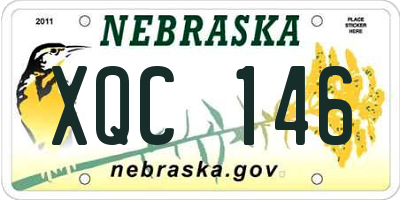 NE license plate XQC146