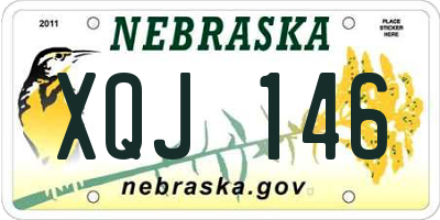 NE license plate XQJ146