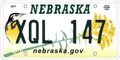 NE license plate XQL147