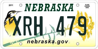 NE license plate XRH479