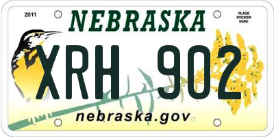 NE license plate XRH902