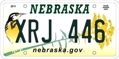 NE license plate XRJ446