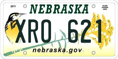 NE license plate XRO621