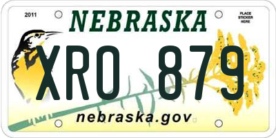 NE license plate XRO879