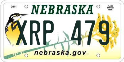 NE license plate XRP479