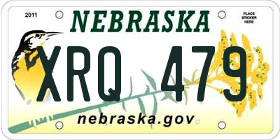 NE license plate XRQ479