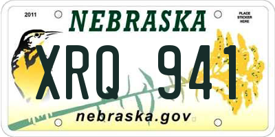 NE license plate XRQ941