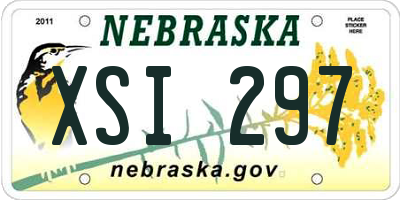 NE license plate XSI297