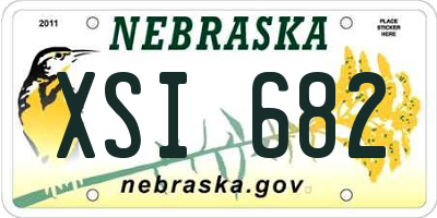 NE license plate XSI682
