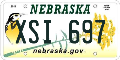 NE license plate XSI697