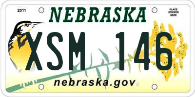 NE license plate XSM146