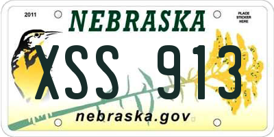 NE license plate XSS913