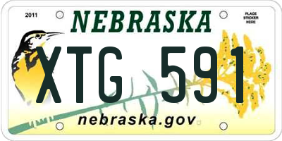 NE license plate XTG591