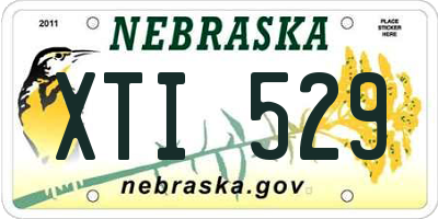 NE license plate XTI529