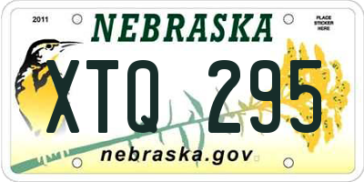 NE license plate XTQ295