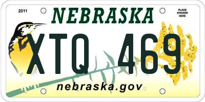 NE license plate XTQ469
