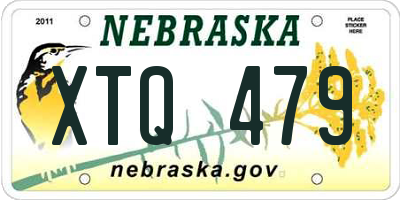 NE license plate XTQ479