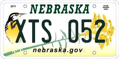 NE license plate XTS052