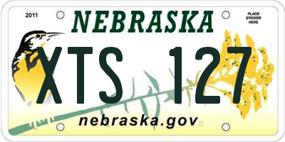 NE license plate XTS127