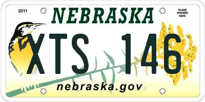 NE license plate XTS146