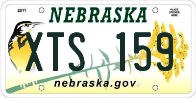 NE license plate XTS159