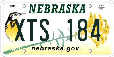 NE license plate XTS184